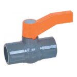 1'lik PVC Küresel Vana Pasolu