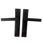 Adil Riva Mat Siyah Wc Kapı Kolu