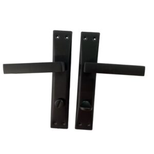 Adil Riva Mat Siyah Wc Kapı Kolu