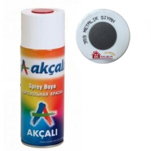 Akçalı Sprey Boya 400 Ml 359 Metalik Siyah