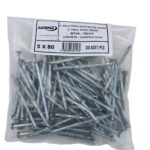 Akdeniz 5X80 Kanallı Çelik Çivi 100 Lü