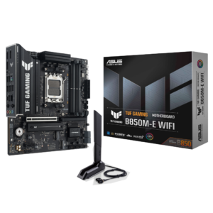 ASUS TUF GAMING B850M-E WIFI, 4xDDR5, 3x M.2, HDMI, DP, Type-C, Wi-Fi 6E, Bluetooth v5.3, AM5 Soket GAMING Anakart