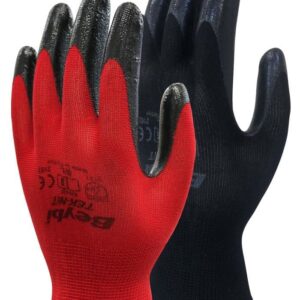 Beybi TekNi̇t No:9 Siyah Nitril Eldiven