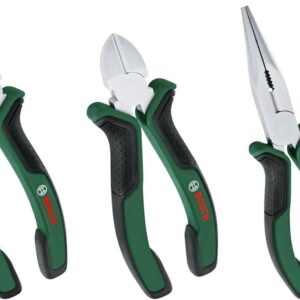 Bosch 3 Parça Alet Seti Pense Yan Keski Kargaburun