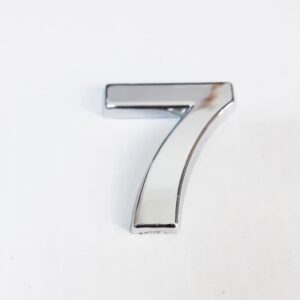 Cemax 7 Rakamı 3,75 Cm Krom Yapışkanlı