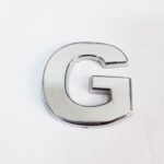 Cemax G Harfi 3,75 Cm Krom Yapışkanlı