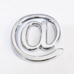 Cemax @ İşareti 3,75 Cm Krom Yapışkanlı