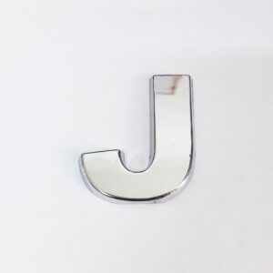 Cemax J Harfi 3,75 Cm Krom Yapışkanlı