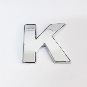 Cemax K Harfi 3,75 Cm Krom Yapışkanlı
