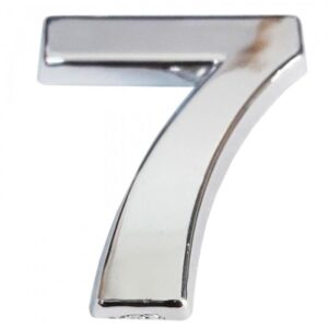 Cemax Krom Yapışkanlı 7 Rakamı 5 Cm