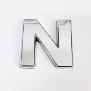Cemax N Harfi 3,75 Cm Krom Yapışkanlı