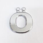 Cemax Ö Harfi 3,75 Cm Krom Yapışkanlı