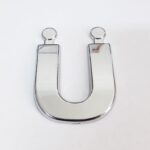 Cemax Ü Harfi 3,75 Cm Krom Yapışkanlı