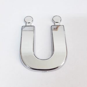 Cemax Ü Harfi 3,75 Cm Krom Yapışkanlı