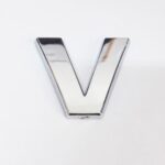 Cemax V Harfi 3,75 Cm Krom Yapışkanlı