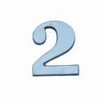 Cemax Villa Boy 2 Rakamı 8,5 Cm Yapışkanlı