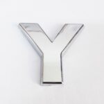 Cemax Y Harfi 3,75 Cm Krom Yapışkanlı