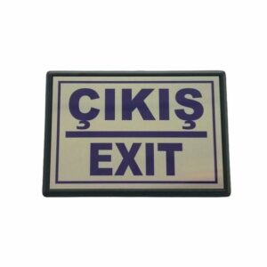 Cemax Yönlendirme Büyük Çıkış (Exit) 13X8,5 Cm