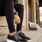 Ch003 Dbt Classica Pelle Di Cuoio Erkek Ayakkabı Sıyah