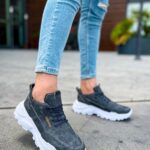 Ch089 Cbt Low Top Lace Up Erkek Ayakkabı Antrasıt