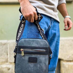 Ch102 Stealht Kare Erkek Çanta Sıyah/Antrasıt