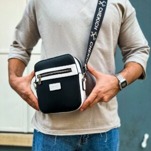 Ch102 Stealht Kare Erkek Çanta Sıyah/Beyaz