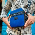 Ch102 Stealht Kare Erkek Çanta Sıyah/Mavı