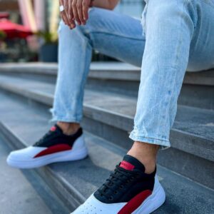 Ch115 Cbt Literide Erkek Ayakkabı Beyaz/Kırmızı/Sıyah