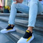 Ch115 Cbt Literide Erkek Ayakkabı Beyaz/Sarı/Sıyah