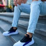 Ch115 Cbt Literide Erkek Ayakkabı Beyaz/Sax Mavı/Sıyah