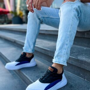 Ch115 Cbt Literide Erkek Ayakkabı Beyaz/Sax Mavı/Sıyah