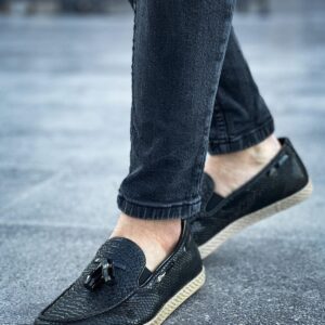 Ch141 Ht Croco Erkek Ayakkabı Sıyah