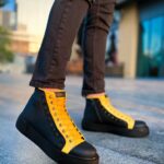 Ch167 Gst Blazer Erkek Bot Sıyah Sarı