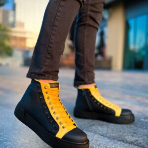 Ch167 Gst Blazer Erkek Bot Sıyah Sarı