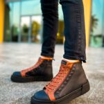 Ch167 Gst Blazer Erkek Bot Sıyah/Taba