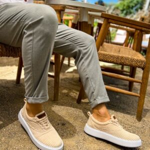 Ch173 Kbt Velluto Erkek Ayakkabı Bej