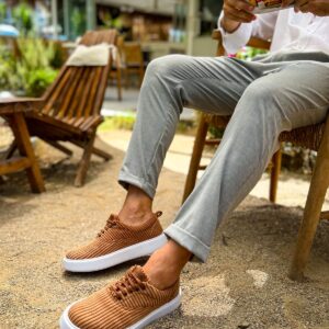 Ch173 Kbt Velluto Erkek Ayakkabı Taba