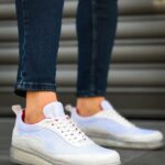 Ch181 Rrt İpekyol Erkek Ayakkabı Beyaz / Kırmızı