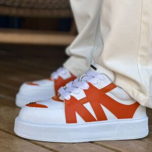 Ch2407 Cbt StarX Erkek Spor Ayakkabı Beyaz/Turuncu