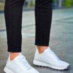 Ch2409 Triko Erkek Ayakkabı Beyaz