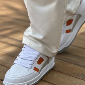 Ch2410 Cbt Avax Erkek Spor Ayakkabı Beyaz/Turuncu