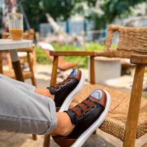 Ch251 Gbt Mirror Furry Erkek Ayakkabı Sıyah/Taba