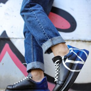 Ch254 Cbt Pittura Erkek Ayakkabı 407 V Sıyah / Mavı