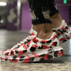 Ch254 Cbt Pittura Erkek Ayakkabı 409 Kırmızı / Sıyah