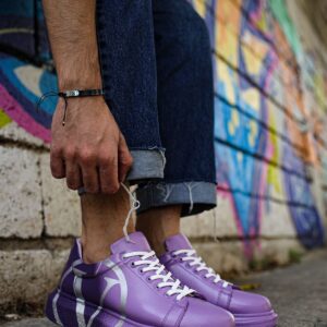 Ch254 Cbt Pittura Erkek Ayakkabı 490 Mor/ Koyu Mor V