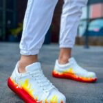 Ch254 Cbt Pittura Erkek Ayakkabı 535 Kırmızı Alev