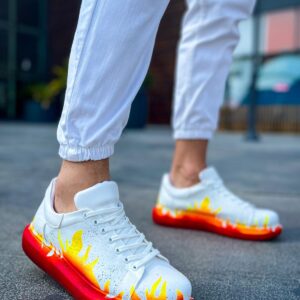 Ch254 Cbt Pittura Erkek Ayakkabı 535 Kırmızı Alev