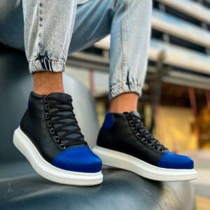 Ch258 Gbt Roma Colourful Erkek Bot Sıyah/Sax Mavı