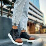 Ch258 Gbt Roma Colourful Erkek Bot Sıyah/Taba