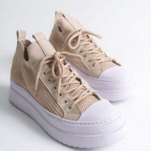 Ch2601 Triko Erkek Ayakkabı Bej